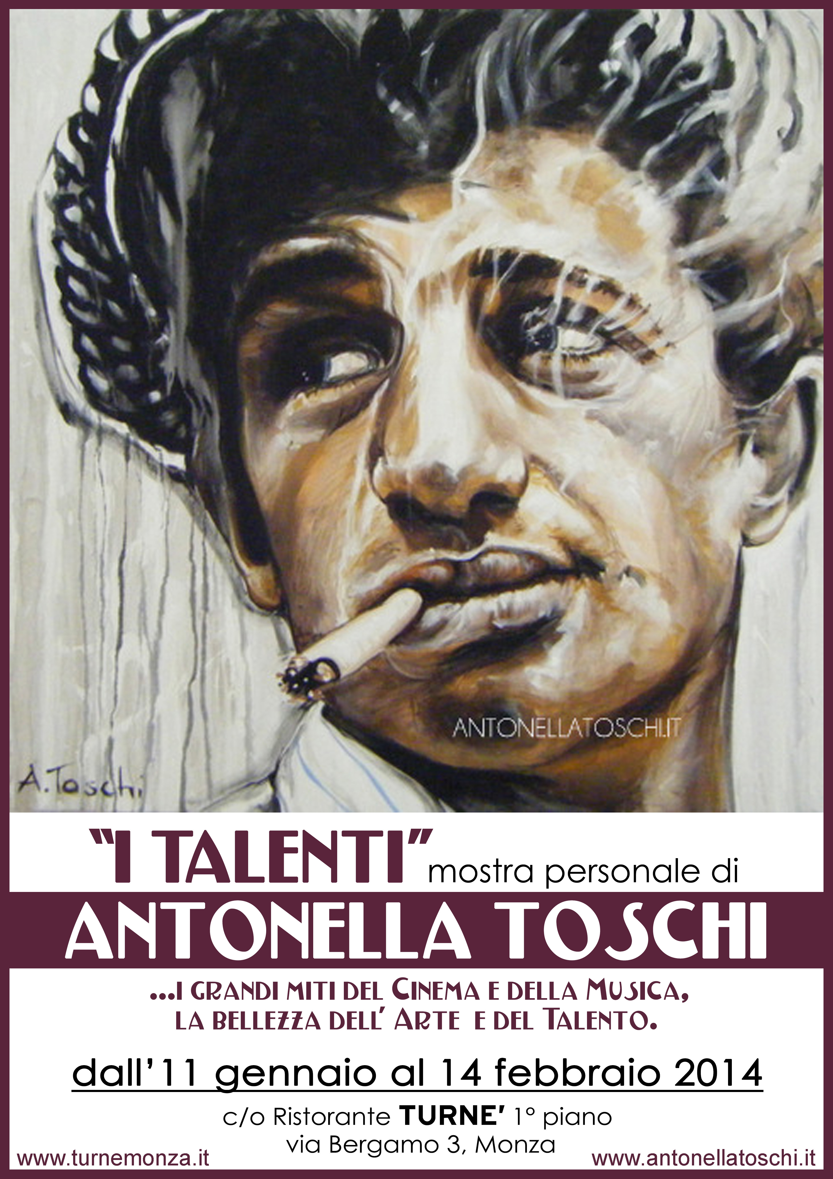 Mostra personale Turné Monza 11 gen - 28 feb 2014