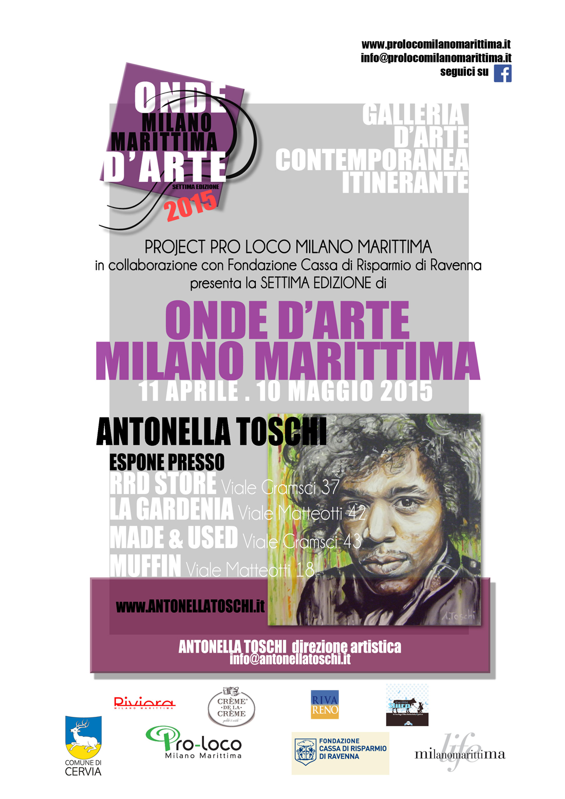 Onde d'Arte 2015 Milano Marittima 11 aprile - 10 maggio 2015