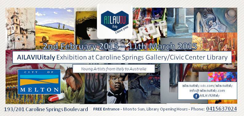 Mostra Caroline Springs Gallery, Australia 2 febb - 11 marzo 2015