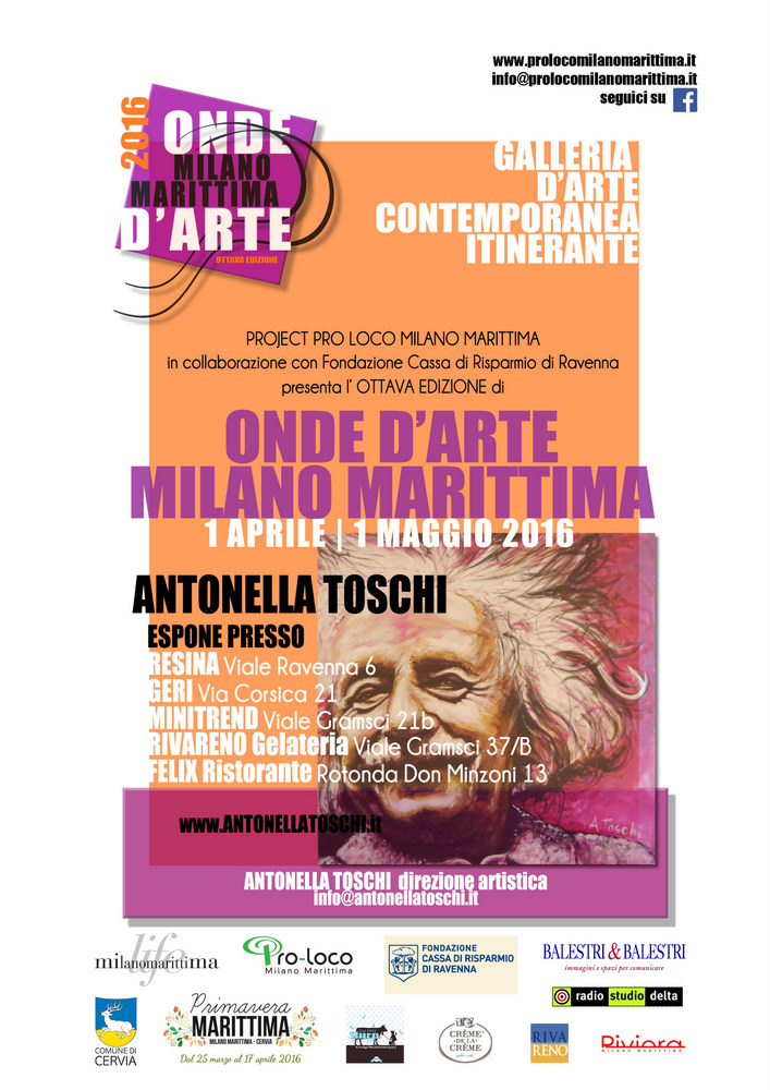 Onde d'Arte 2016 Milano Marittima | 1 aprile - 1 maggio 2016