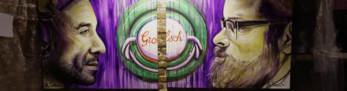 Live painting | Party GROLSH allo SPOON Milano | 5 dicembre 2017